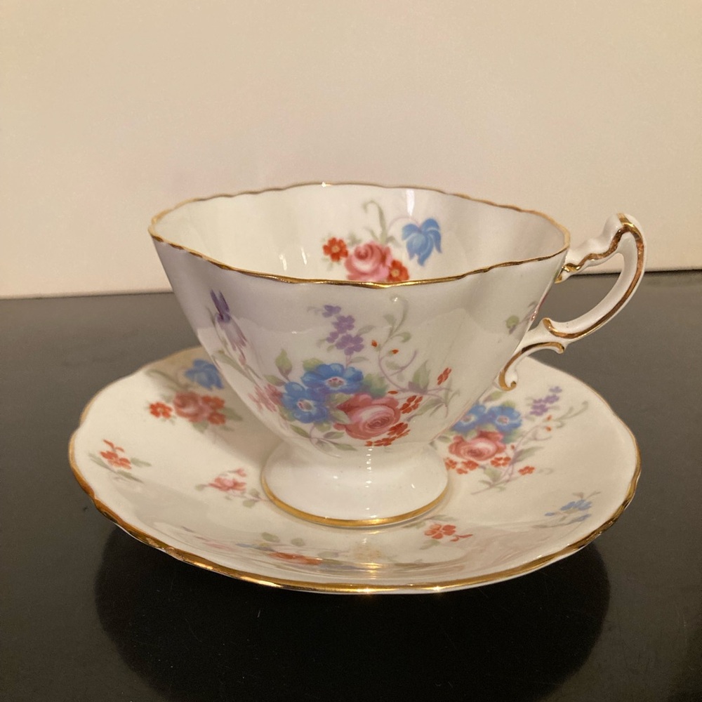 Vintage Kammersby & Co. bone China, cup, and saucer
